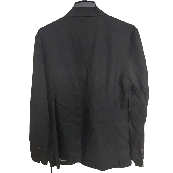 Marc by Marc Jacobs Mens Black Lined Cotton Blazer Suit Jacket Sz Small - Picture 9 of 16